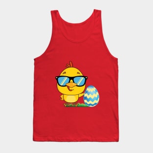 Cute Easter chicks with eggs Tank Top